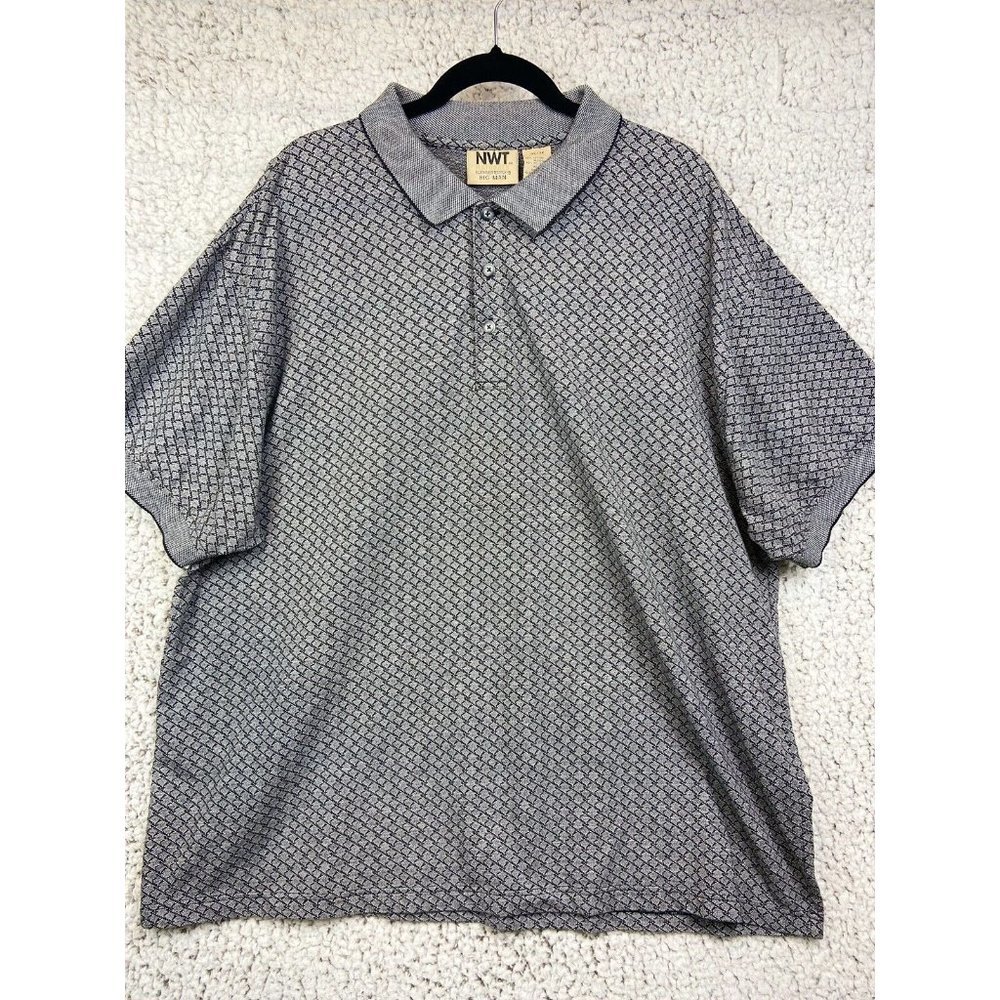 Northwest Territory  BIG MAN gray polo shirt short sleeve men's size 3XL